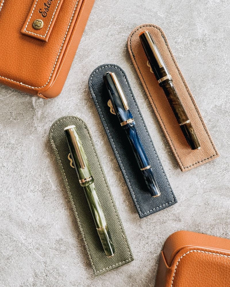 Esterbrook Jr Pocket Fountain Pen - Palm Green Gold Trim