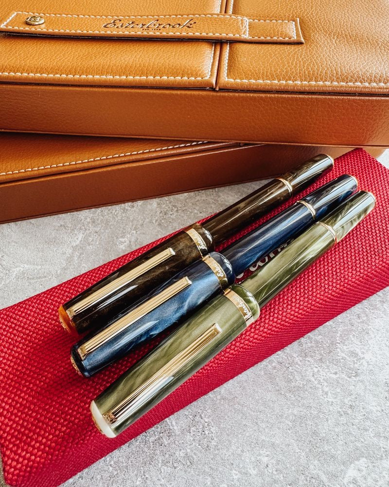 Esterbrook Jr Pocket Fountain Pen - Palm Green Gold Trim
