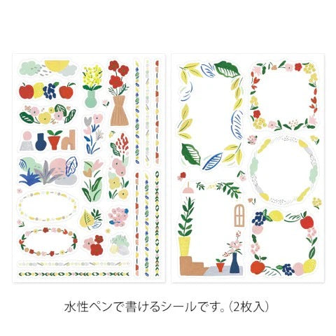 Motif Textile - 2 Sticker Sheets