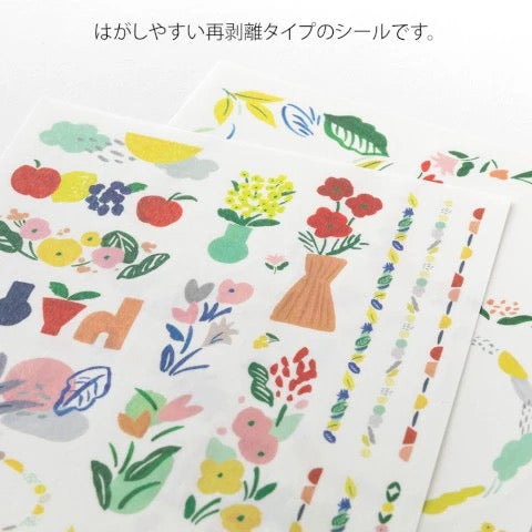 Motif Textile - 2 Sticker Sheets