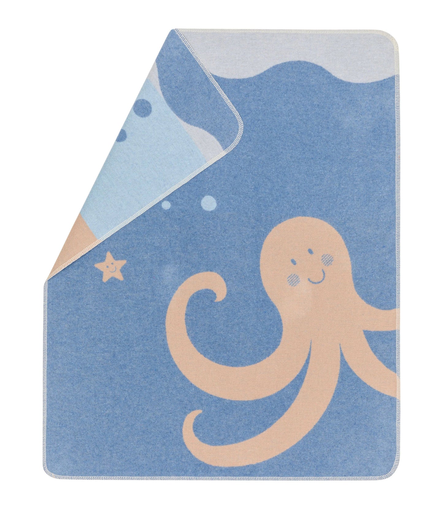 Juwel Baby Blanket - Ocean Friends - Blue