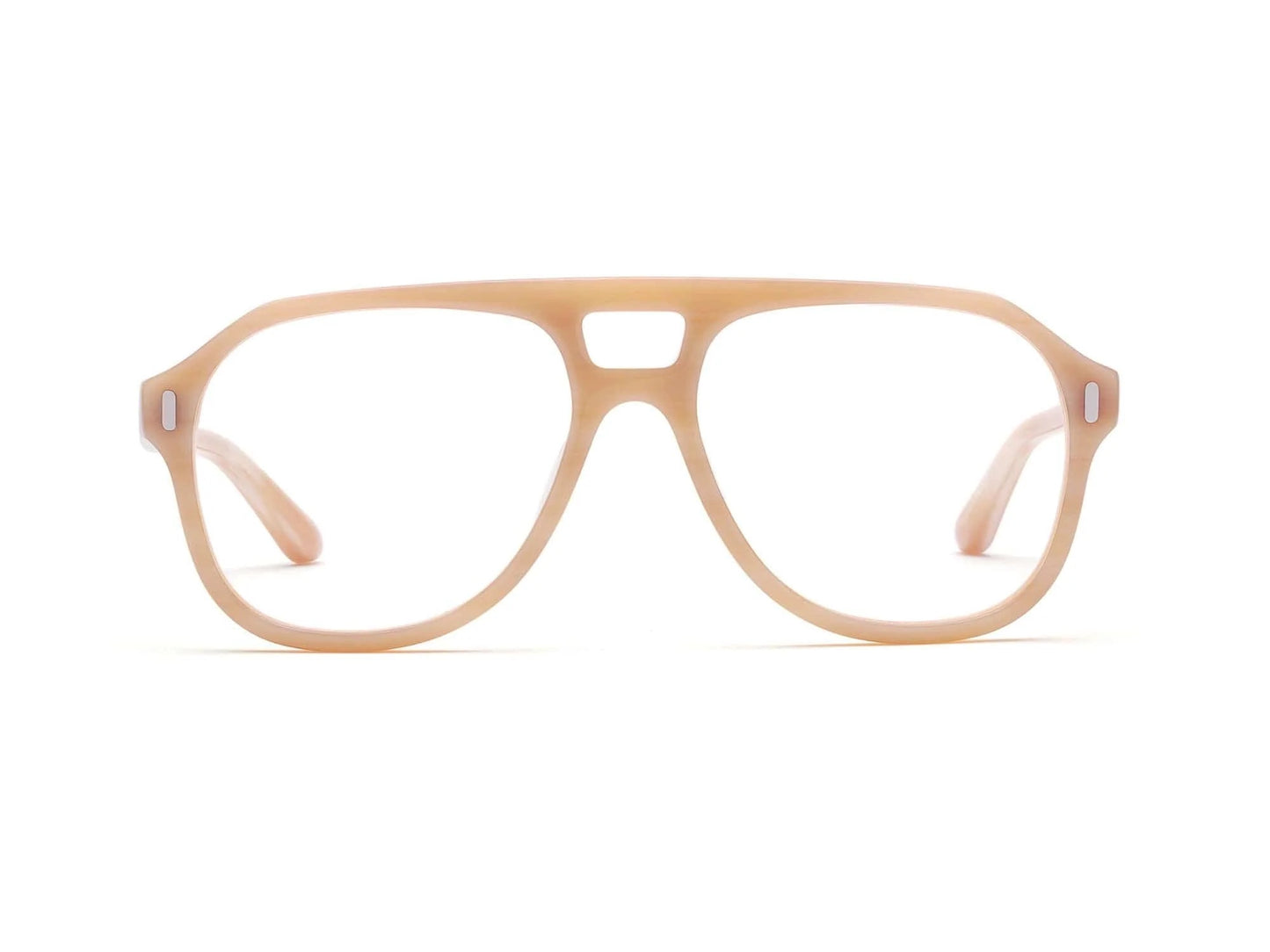 Root Cause Analysis Reading Glasses - Polished Bone