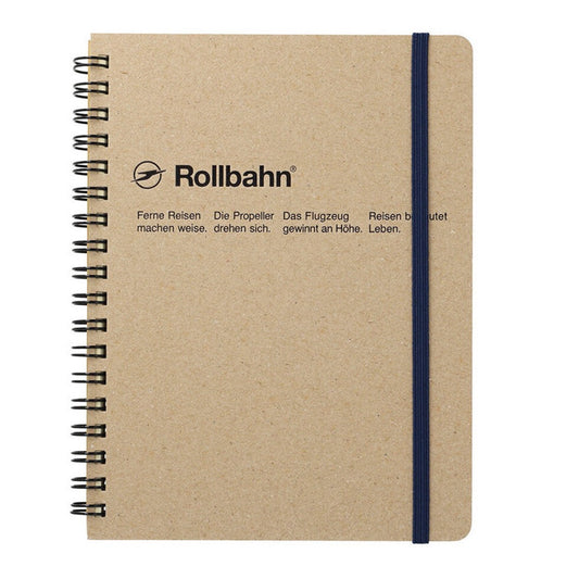 Rollbahn Spiral Notebook - Large / Kraft Brown