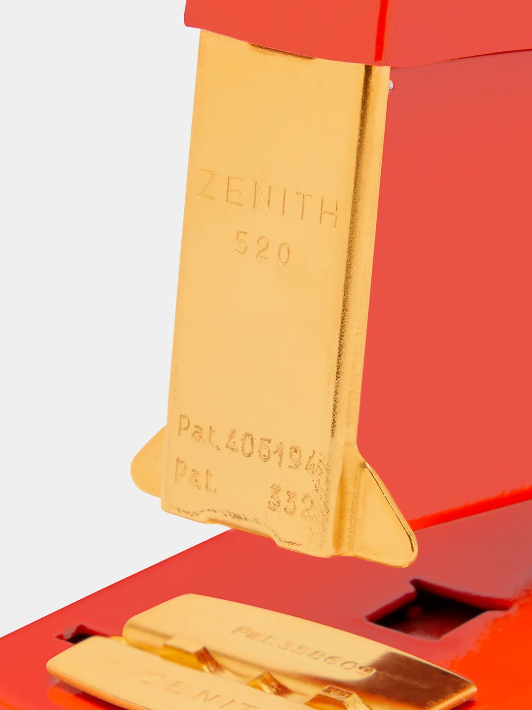 Zenith 520 Desktop Stapler - Orange & Gold