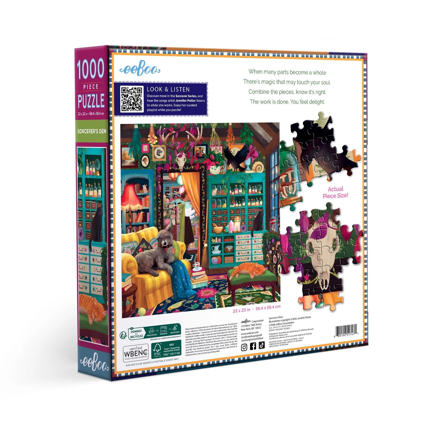 Sorcerer's Den 1000 Piece Puzzle