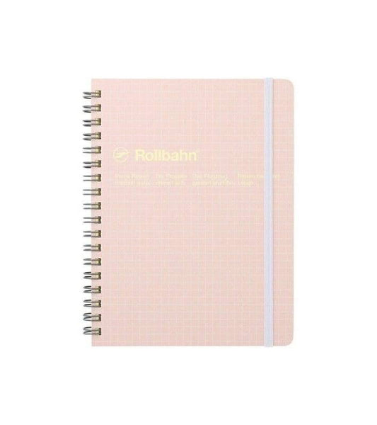 Scuola Rollbahn Spiral Notebook - Light Pink