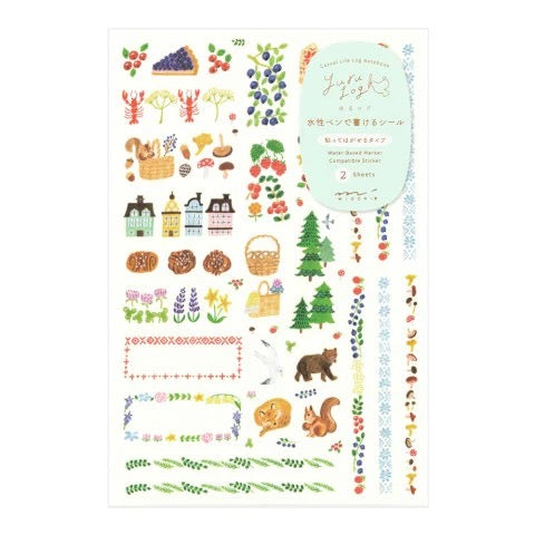 Scandinavia - Two Sticker Sheets