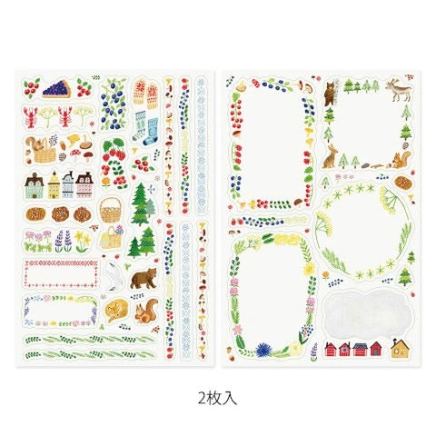 Scandinavia - Two Sticker Sheets