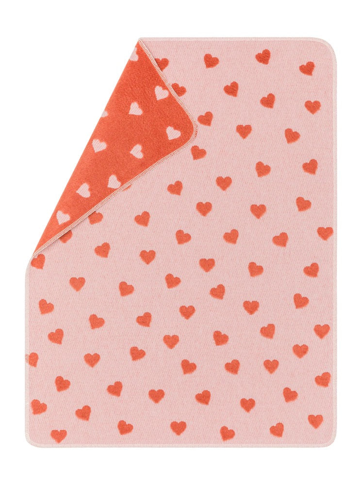 Carla Baby Blanket - Hearts Allover