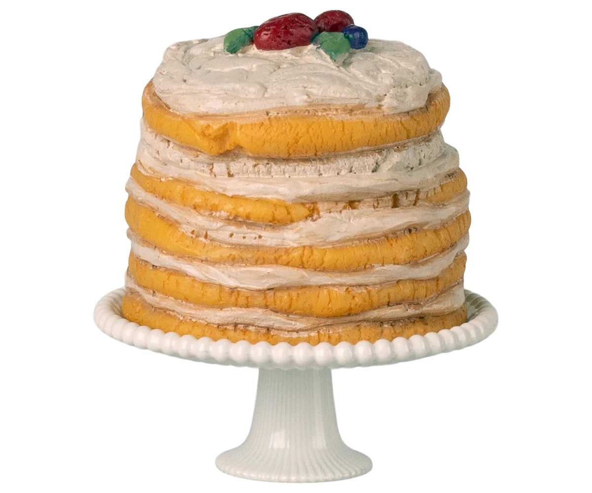 Party Cake and Cake Stand Mouse - Off White