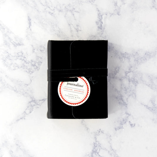 Black Journalino Small Leather Journal