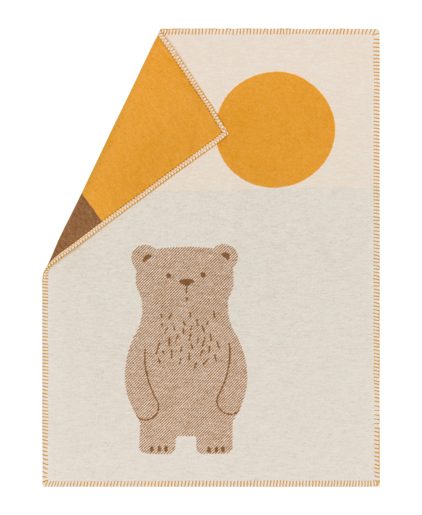 Lili Baby Blanket - Moon Bear - Off White