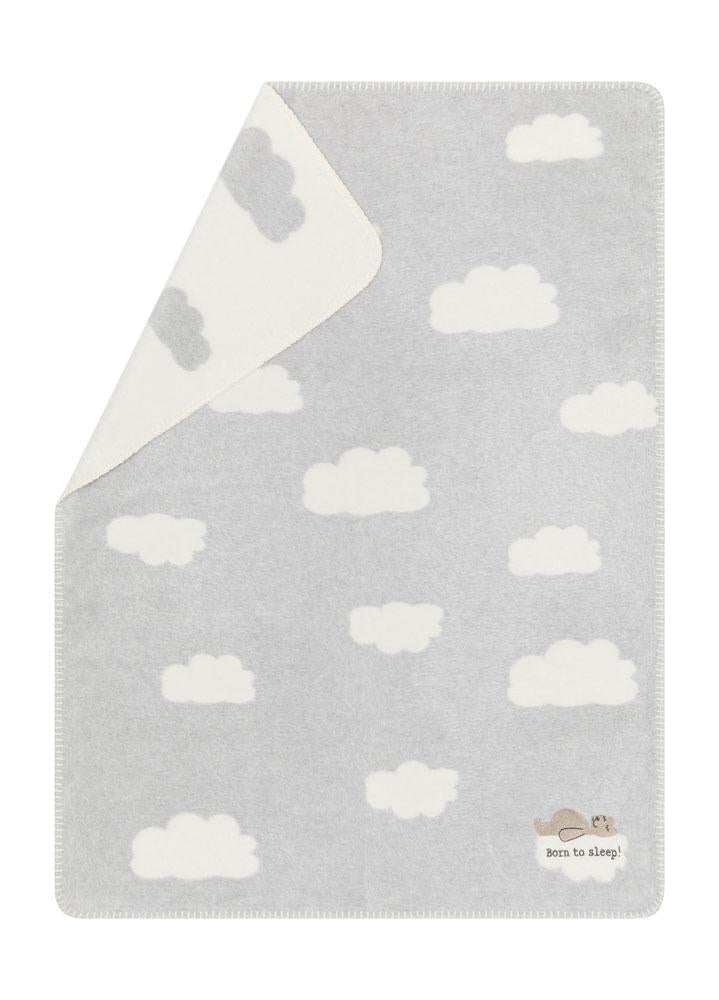 PANDA baby blanket born to sleep with embroidery