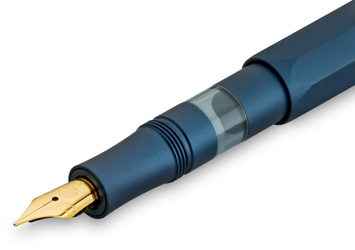 Kaweco PISTON SPORT AL Solo Navy/Gold M