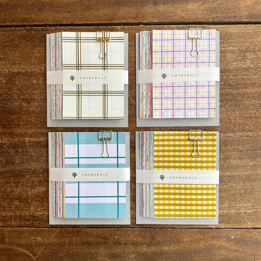 IROIRO Memo Pad Check - Medium