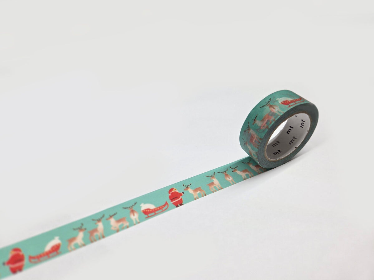 Holiday Red-Nosed Reindeer Washi Tape 15mm