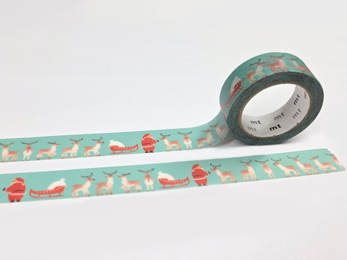 Holiday Red-Nosed Reindeer Washi Tape 15mm