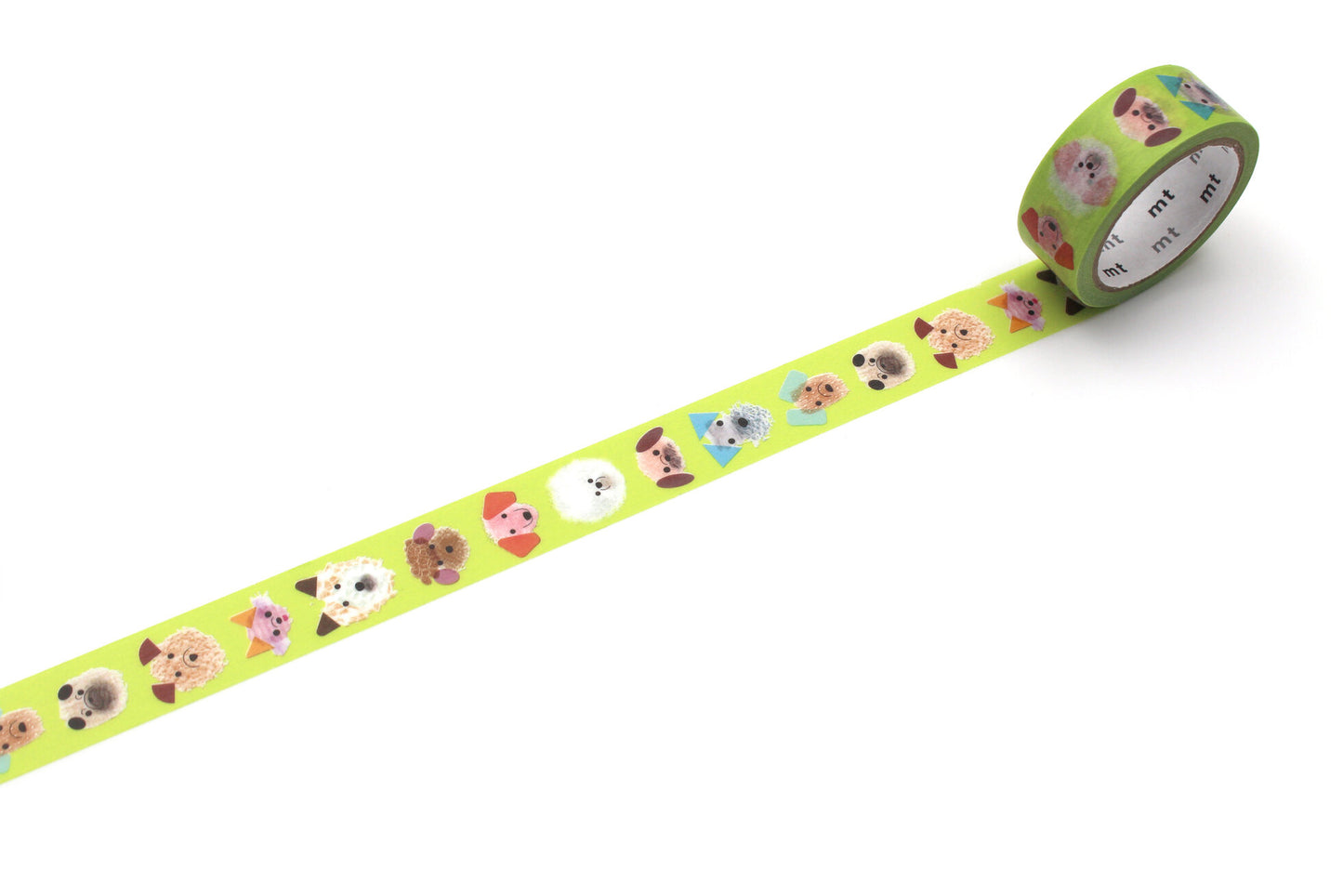 Puppy's Face - mt Washi Tape 15mm