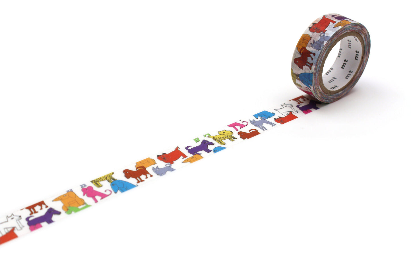 Lisa Larson Colorful Dog -mt Washi Tape (15mm)