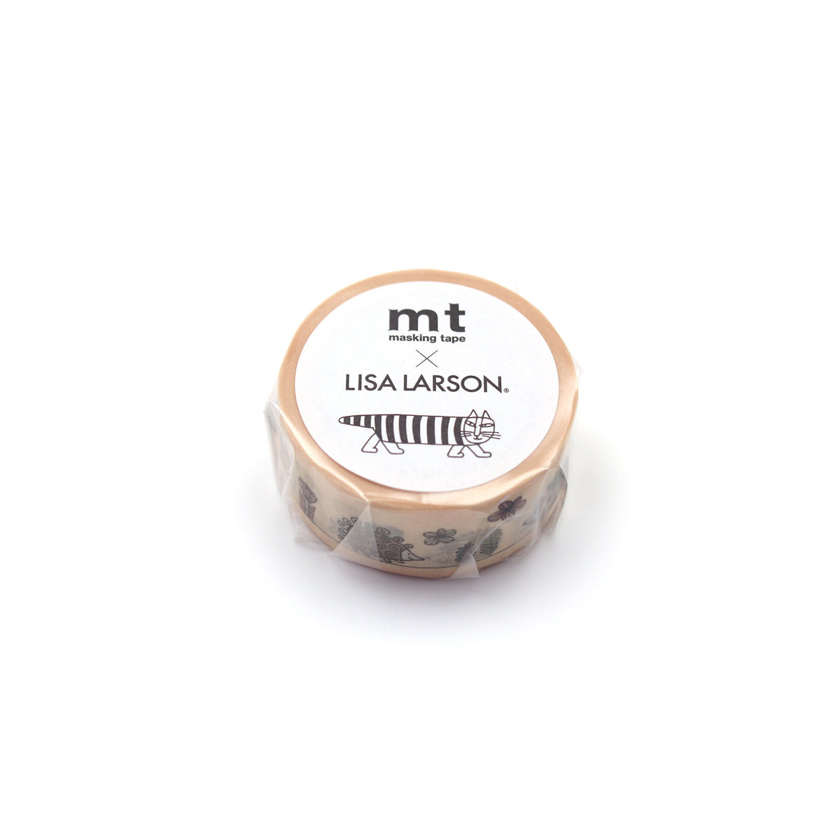 Lisa Larson Hedgehog Garden Washi Tape 18mm