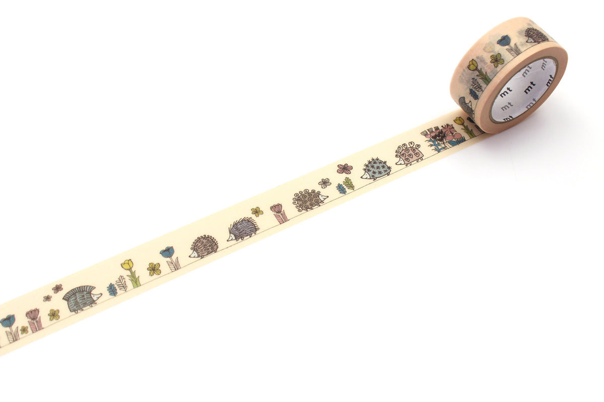 Lisa Larson Hedgehog Garden Washi Tape 18mm
