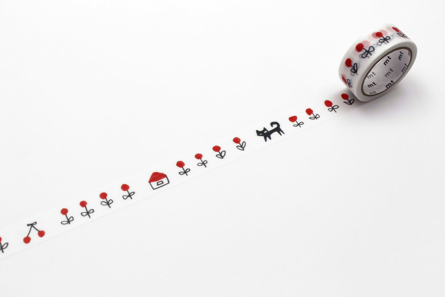 Makoto Matsubayashi Black Cat - mt Washi Tape (15mm)
