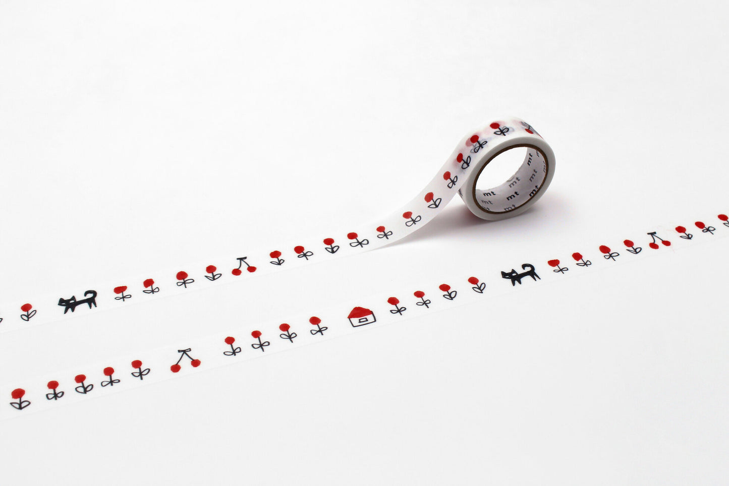 Makoto Matsubayashi Black Cat - mt Washi Tape (15mm)