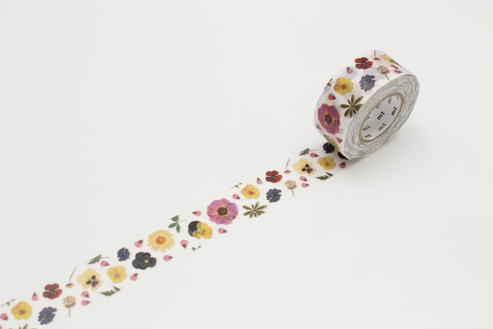 Pressed Flower Washi Tape for Pack 25mm