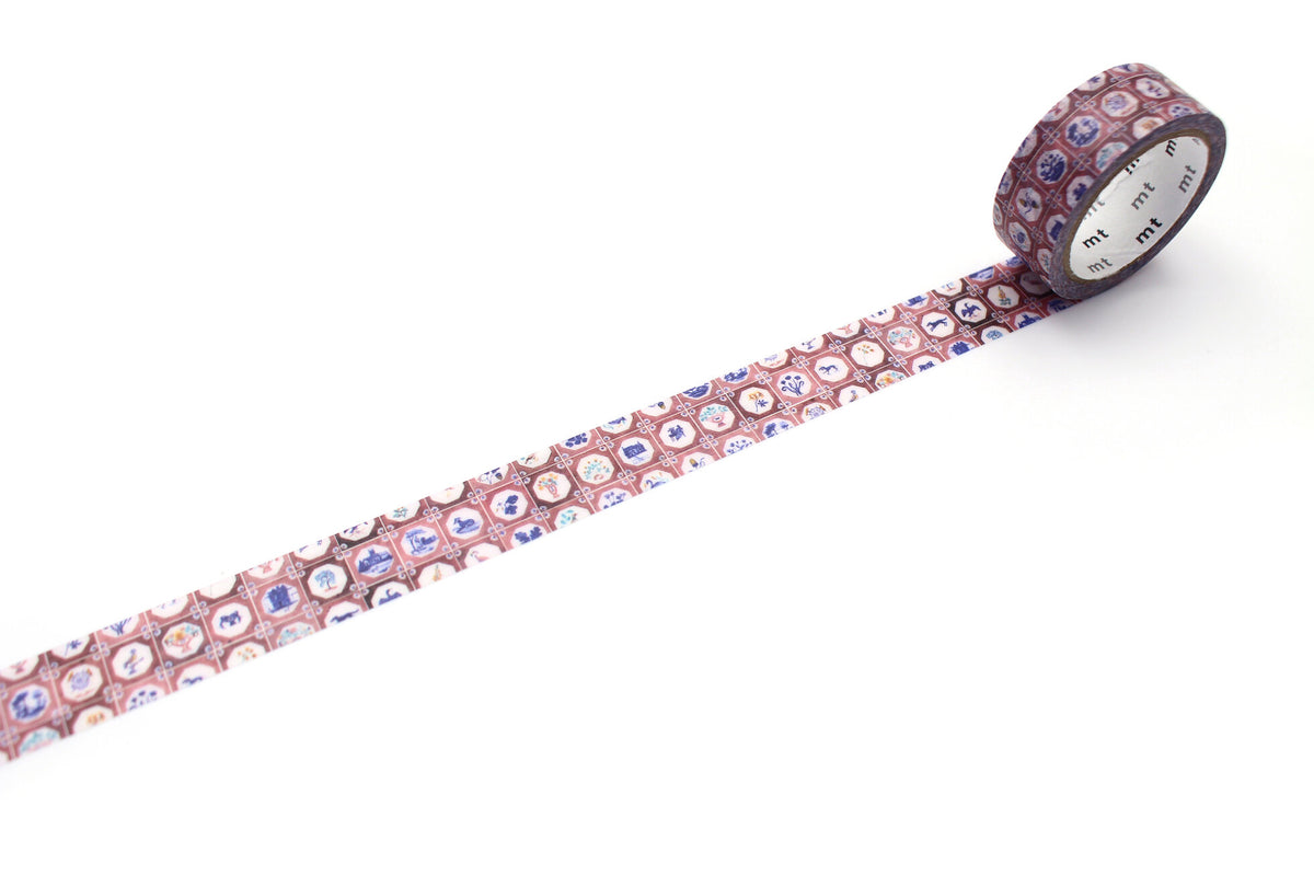 Polly Fern Tile Washi Tape 15mm