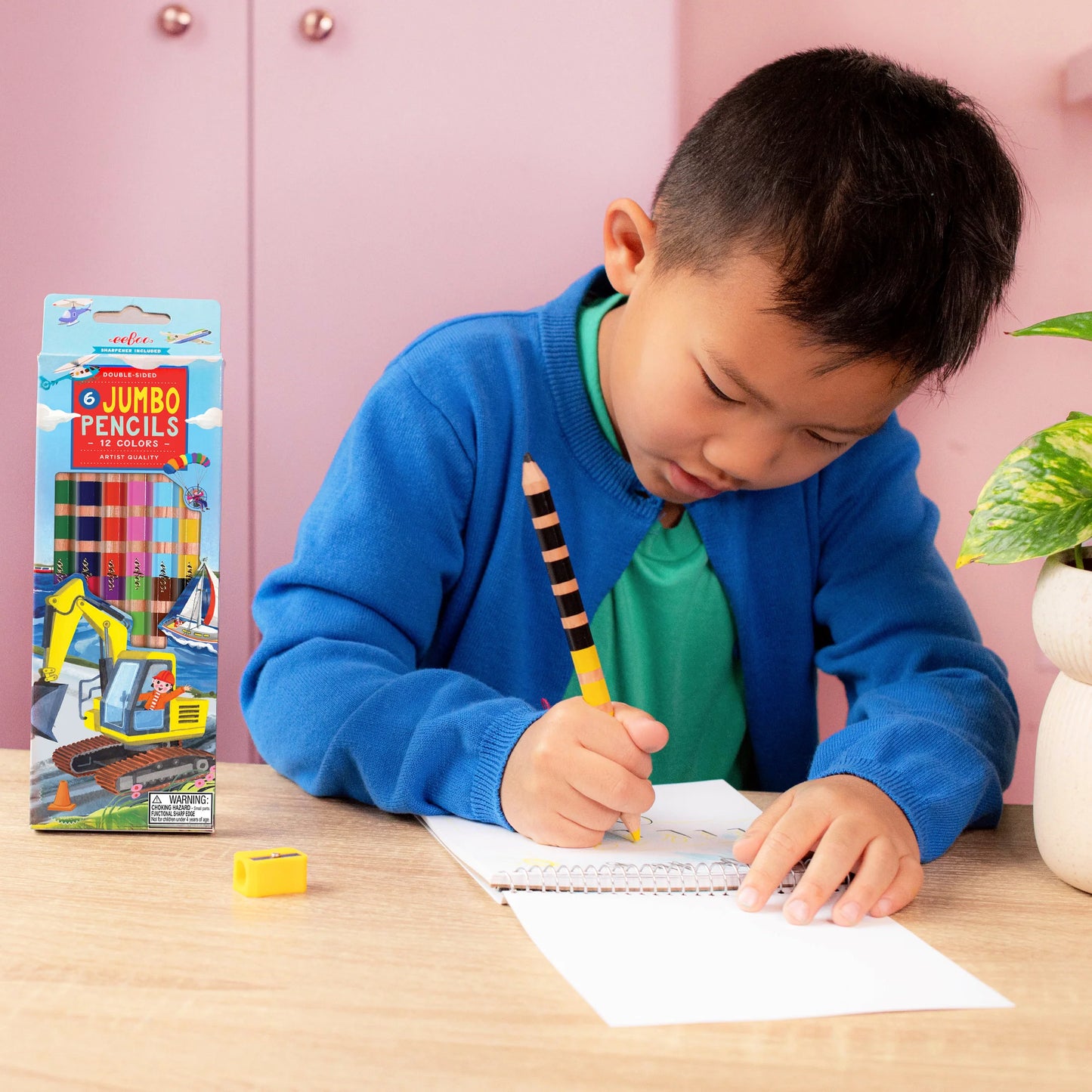 Construction 6 Jumbo Double Pencils