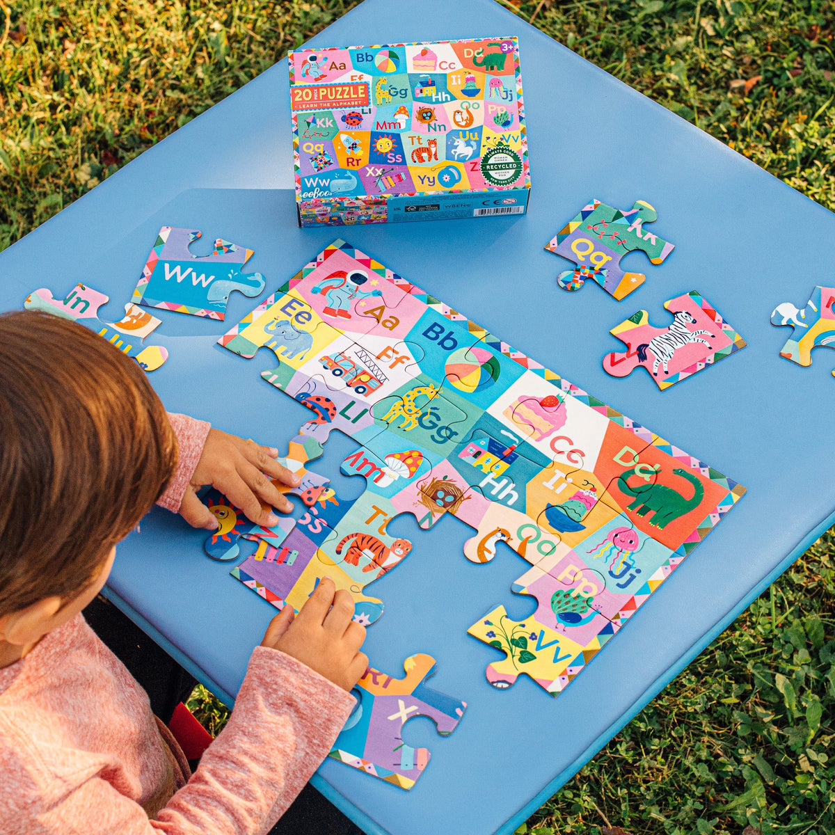 Learn the Alphabet 20 Puzzle - eeBoo