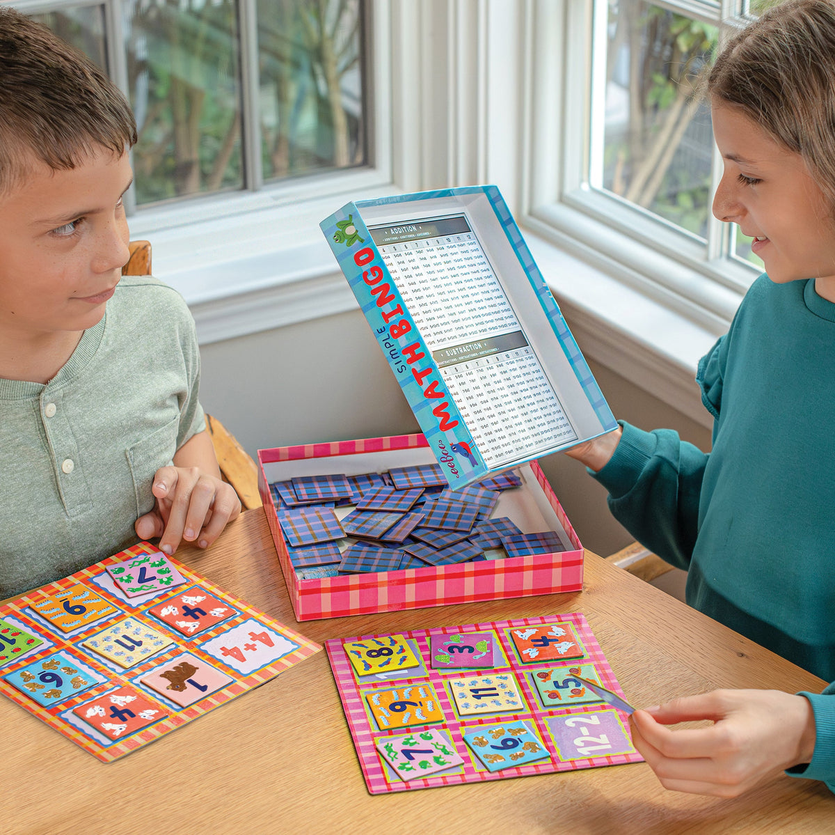 Simple Math Bingo - eeBoo