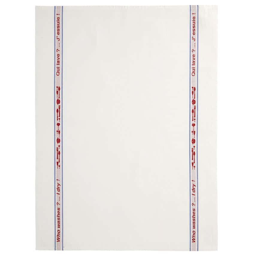 Teatowel Who Washed UNWASHED27X30