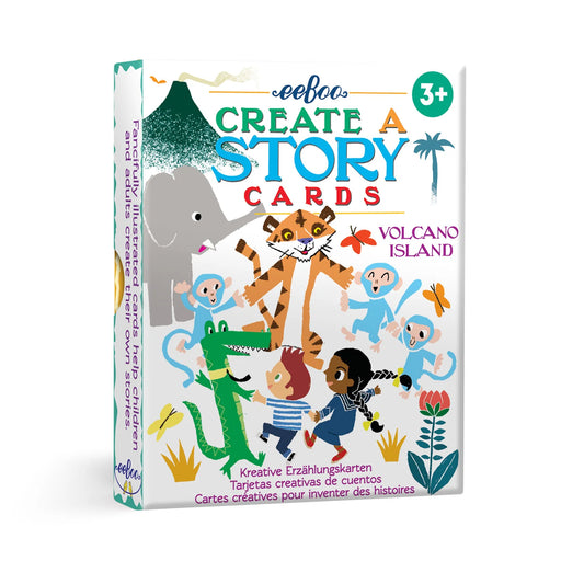 Volcano Island Create a Story - eeBoo