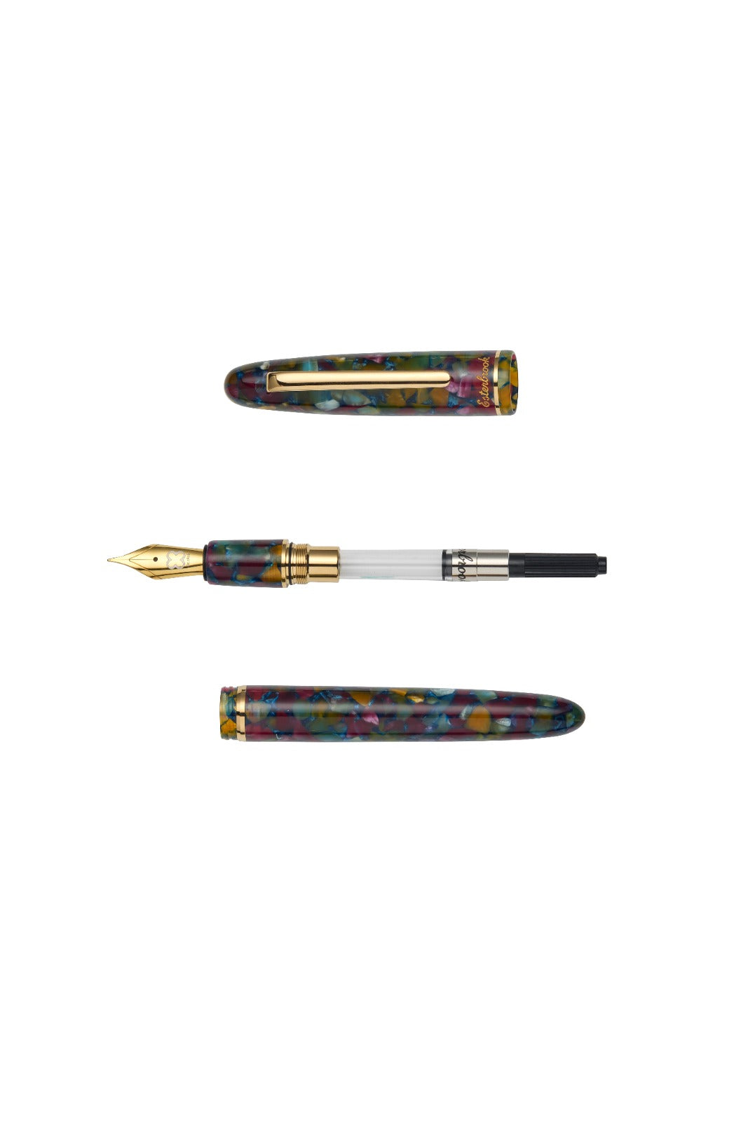 Esterbrook Estie Regular Fountain Pen - Botanical Gardens Gold Trim