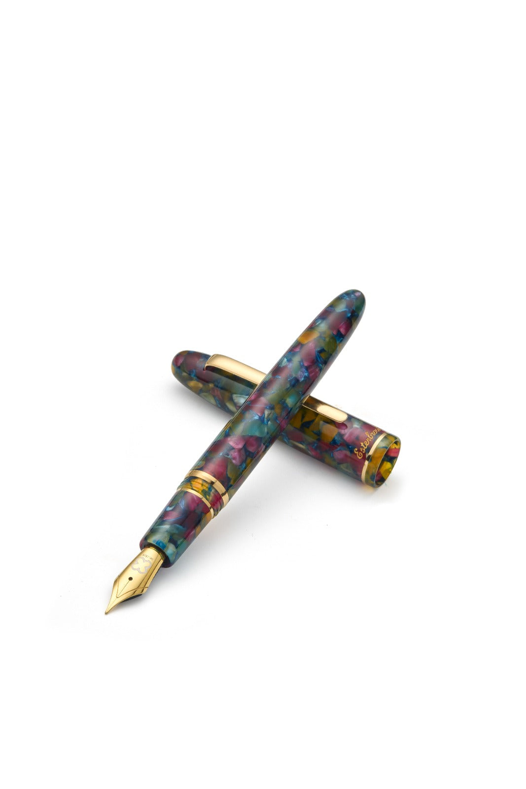 Esterbrook Estie Regular Fountain Pen - Botanical Gardens Gold Trim