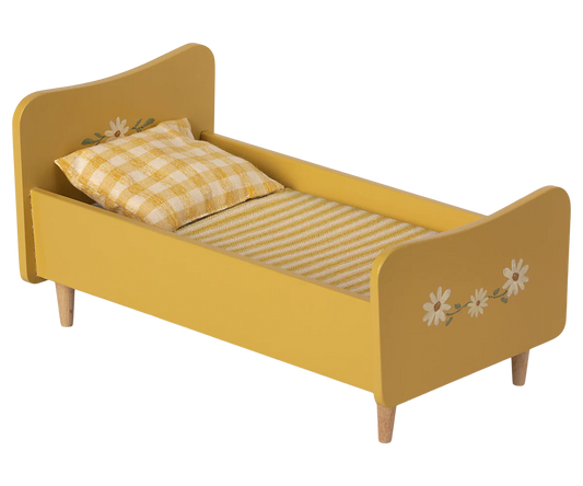 Wooden Bed Mini Yellow