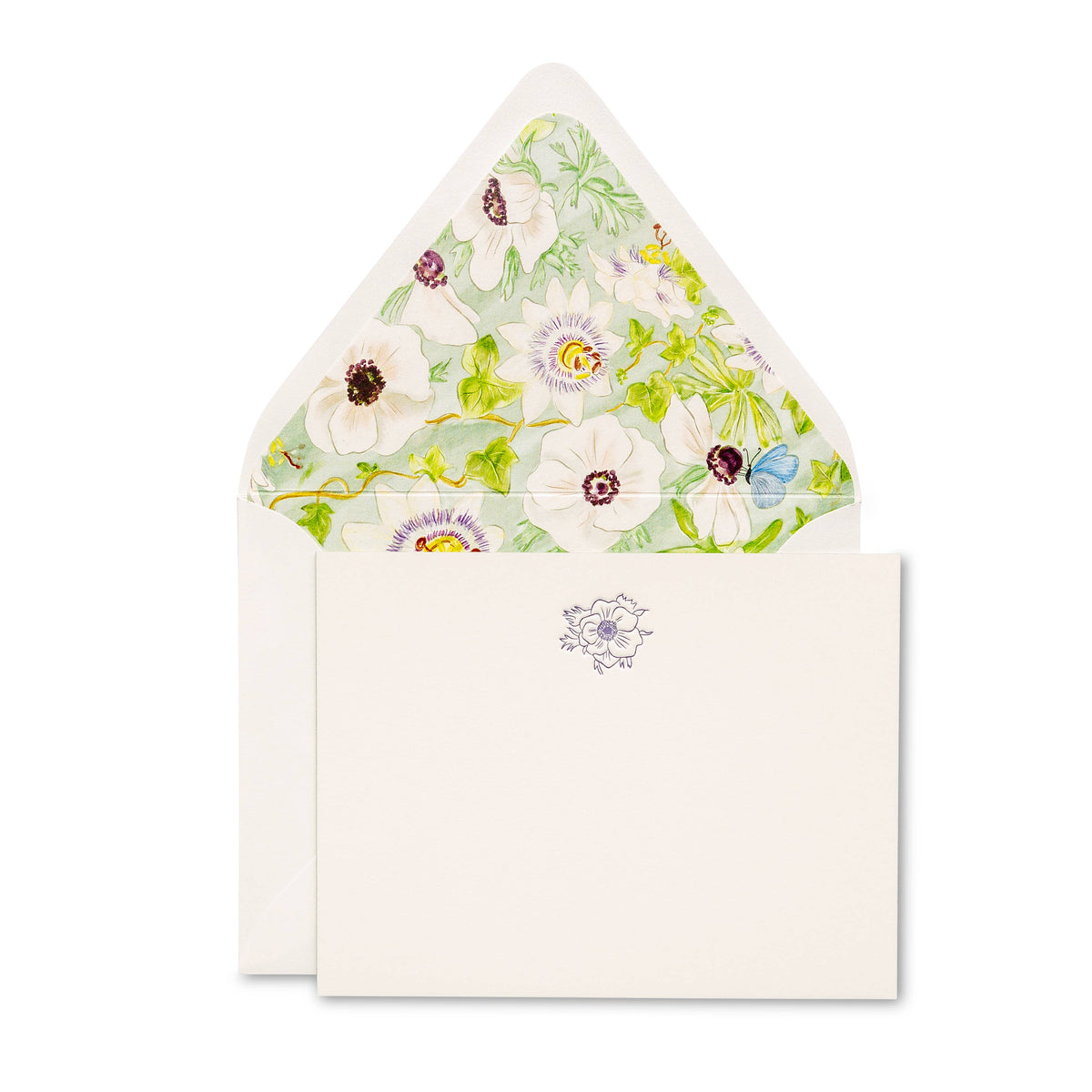 Anemone Flower | Fancy Pants Letterpress Flat Notecards