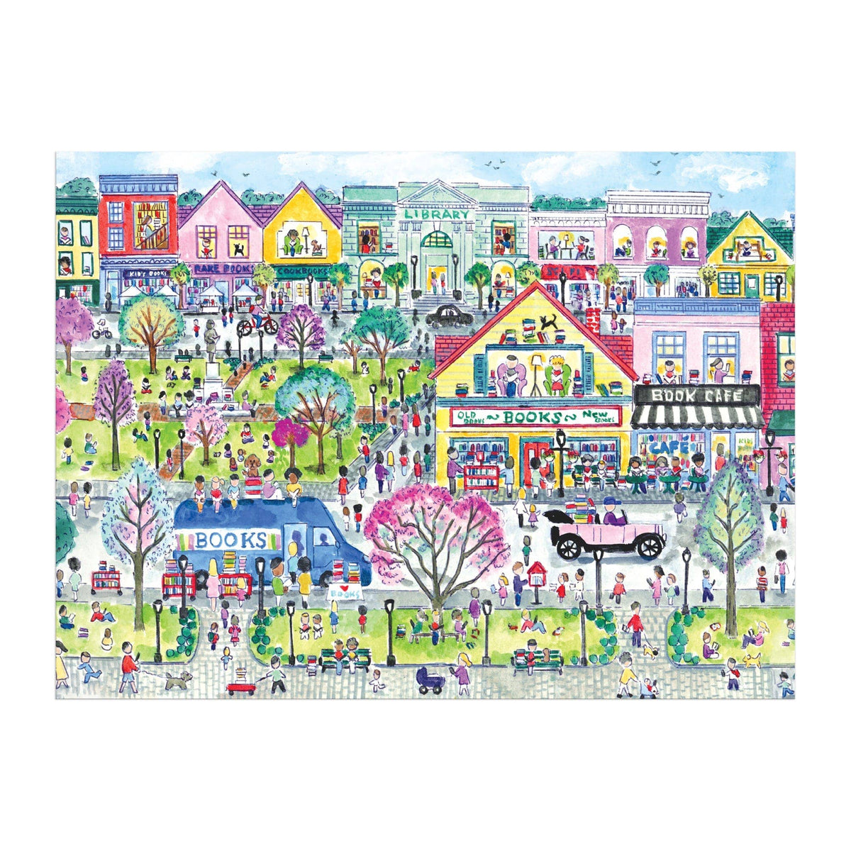 Michael Storrings Book Town 1000 Piece Puzzle