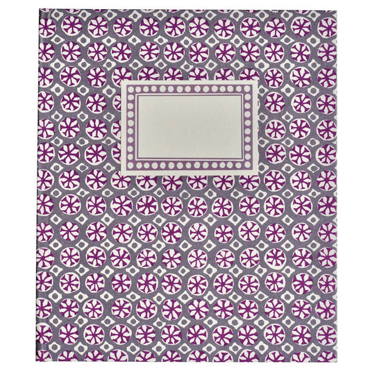 Large Hardback Notebook Sea Urchin French Lavender (Plain)