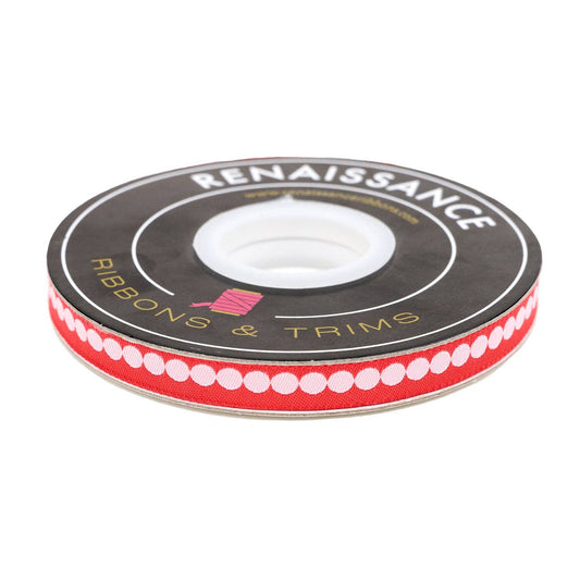 Love Notes - Pearls - 3/8" width - by Renaissance Ribbons - 5 Yard Spool