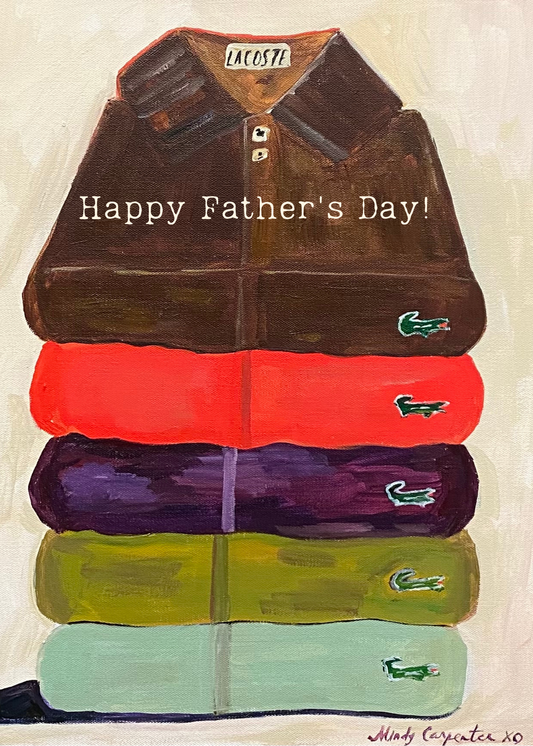Father's Day Stack Greeting Card