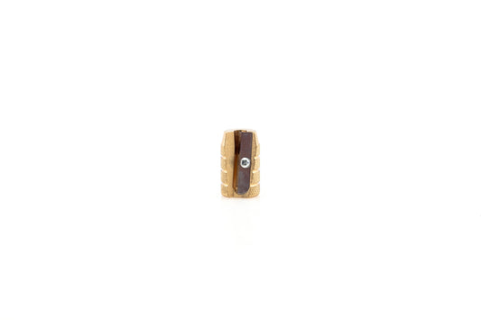 One-Hole Golden Brass Sharpener