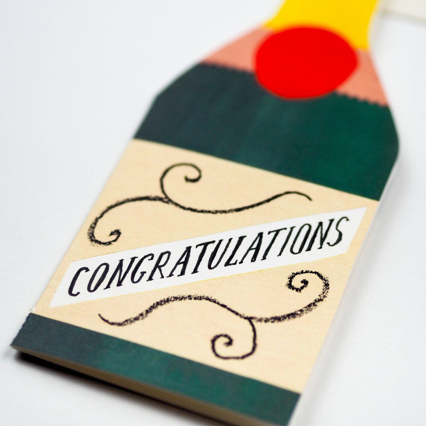Champagne Congratulations Greeting Card