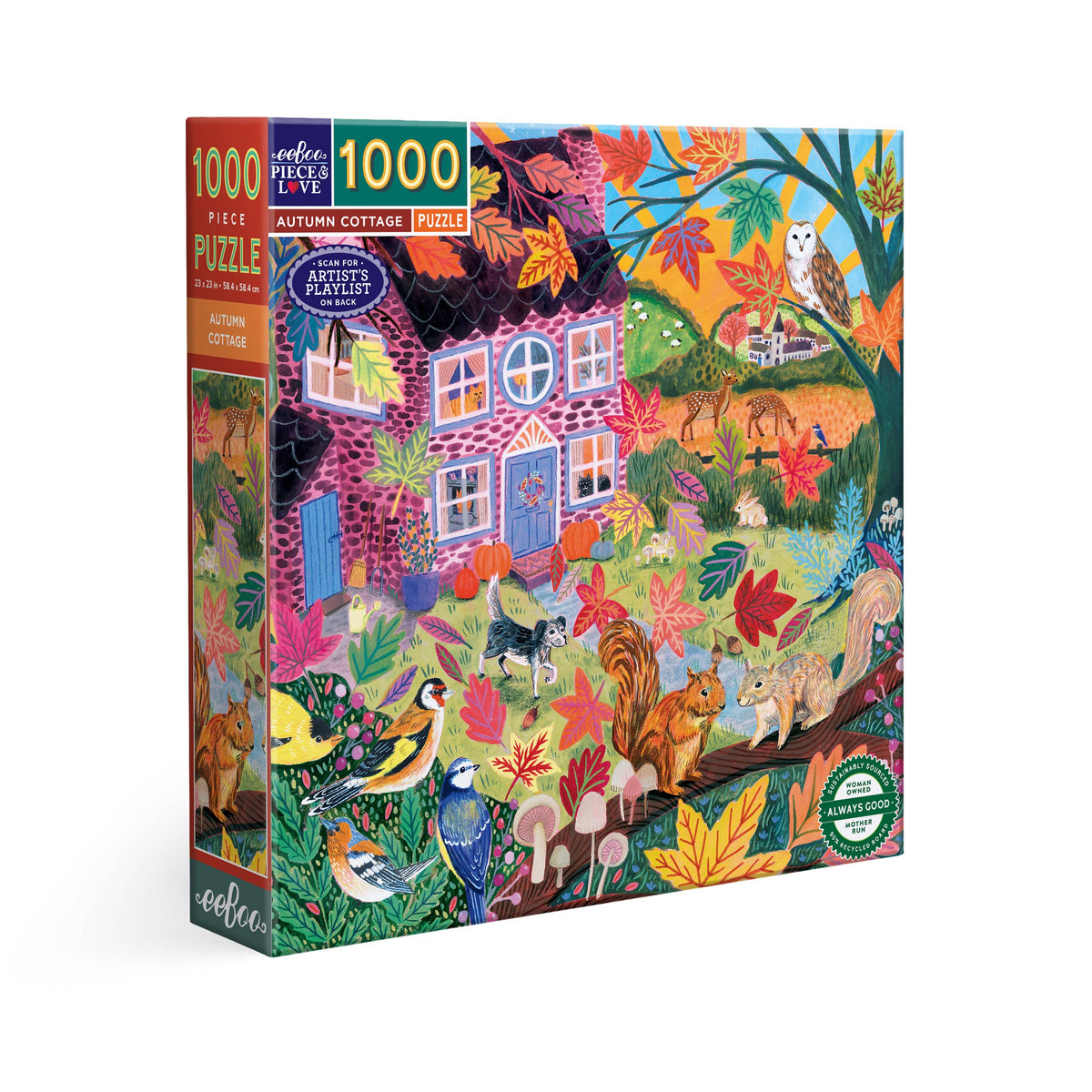 Autumn Cottage 1000 Piece Puzzle