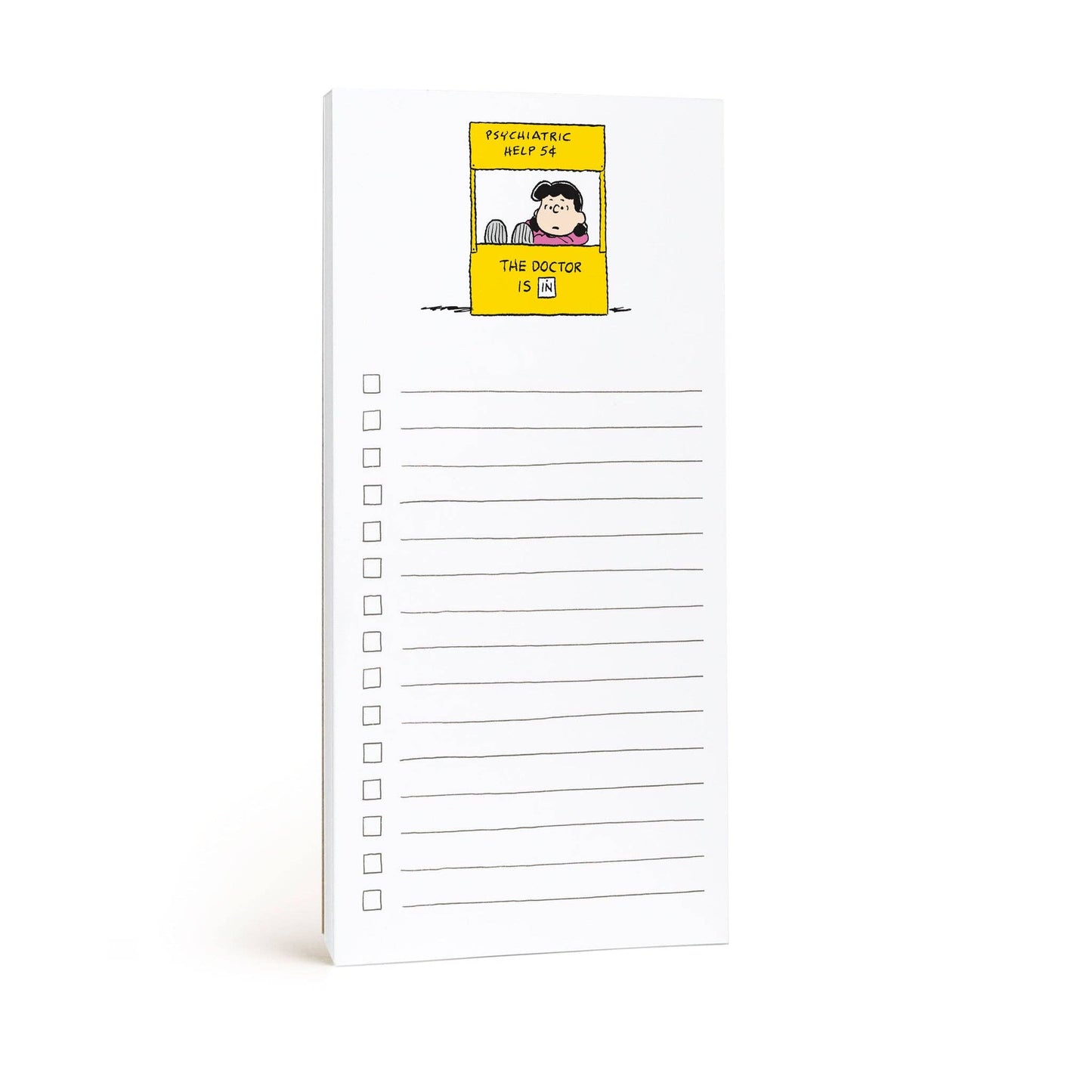 E. Frances x Peanuts™ Lucy Market List NotePad