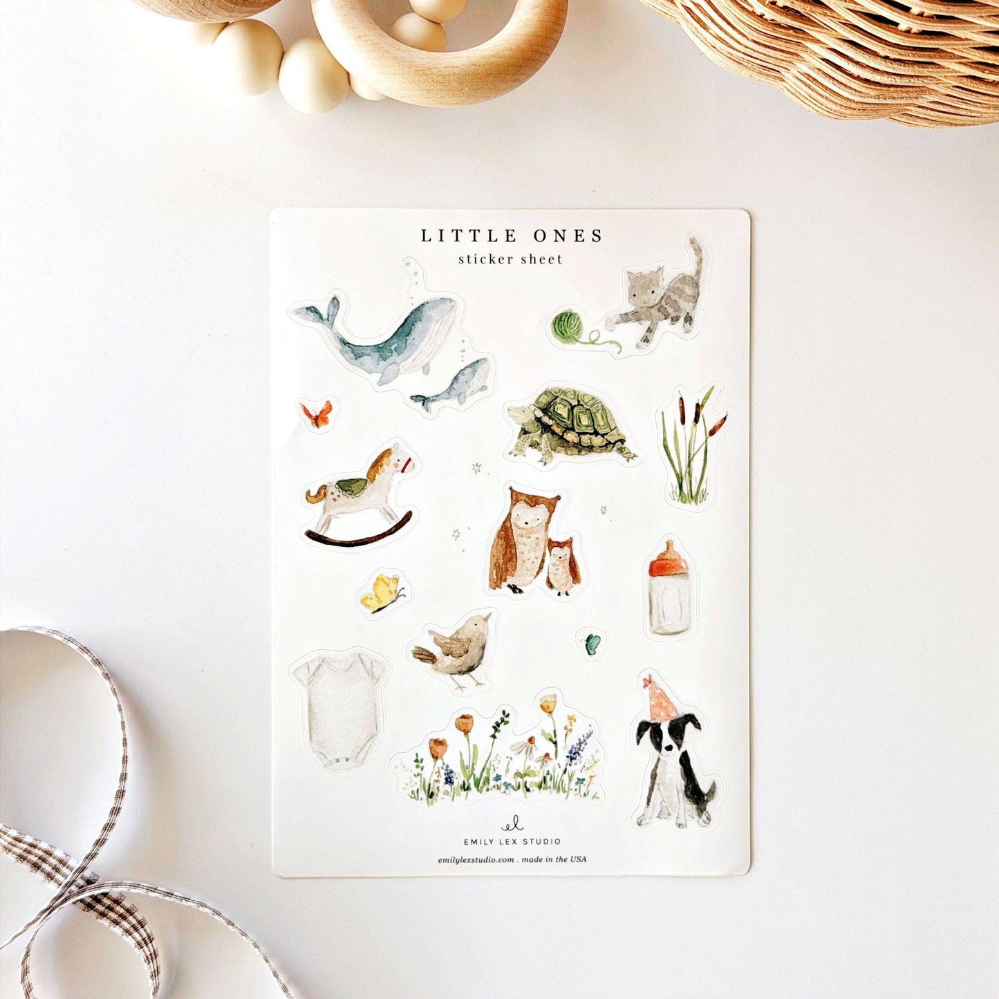 Little ones sticker sheets