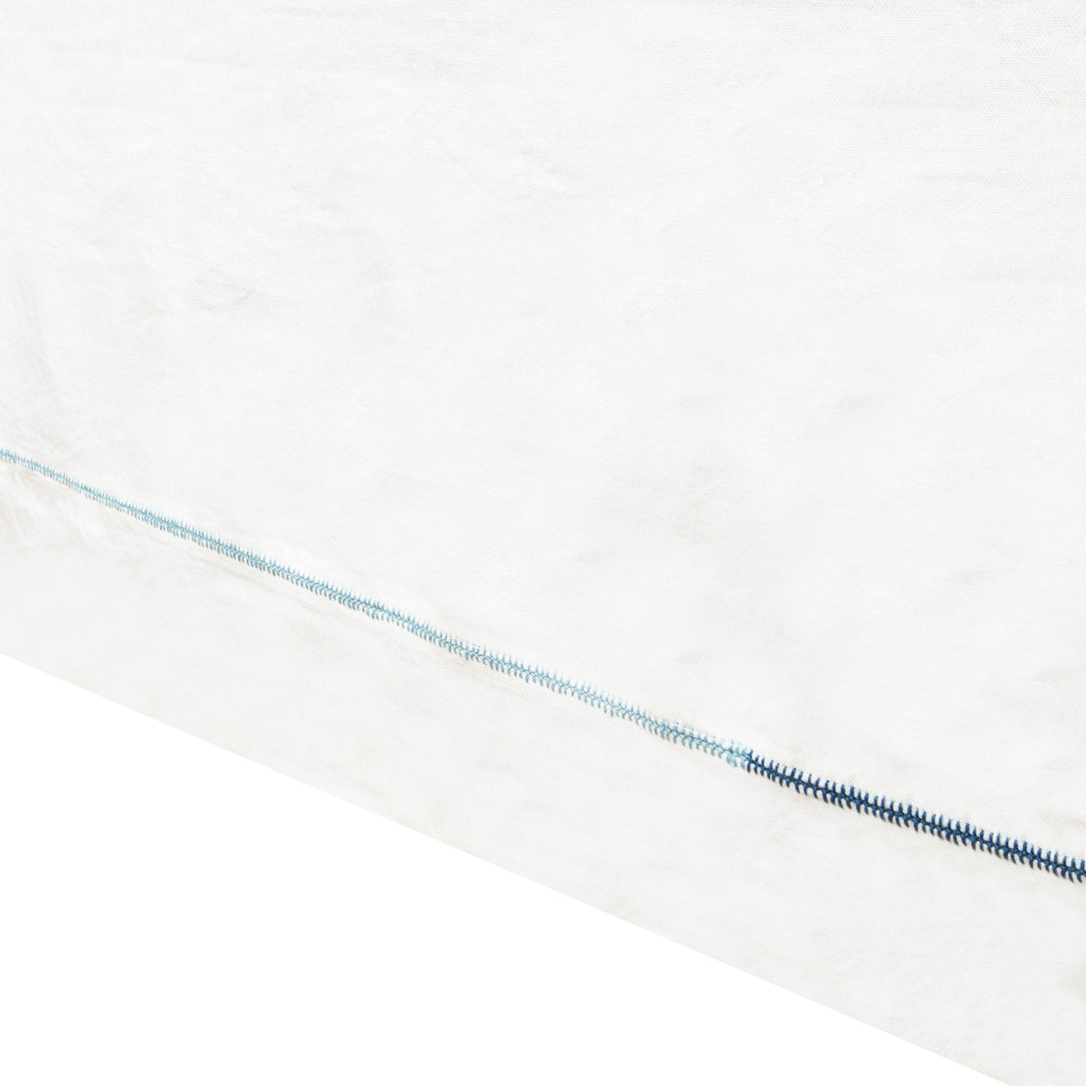 60"x90" + 2" Hem Embroidery White Tablecloth