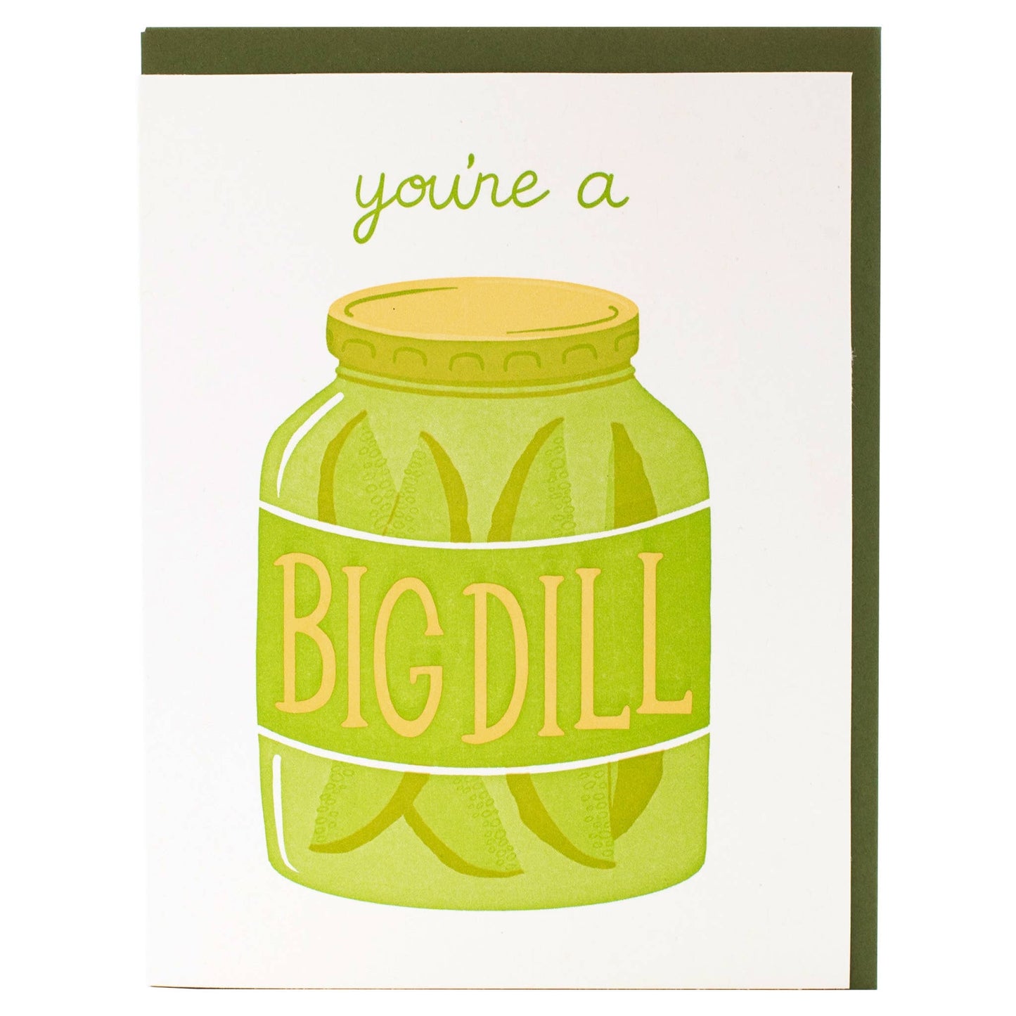Dill Pickles Congratulations Card