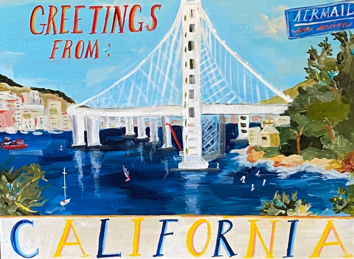 Greetings from California Greeting Card